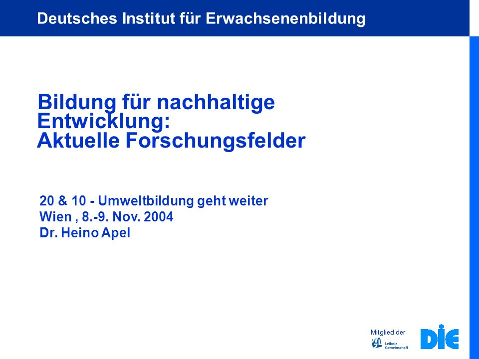 Dissertation bildung nachhaltige entwicklung themen